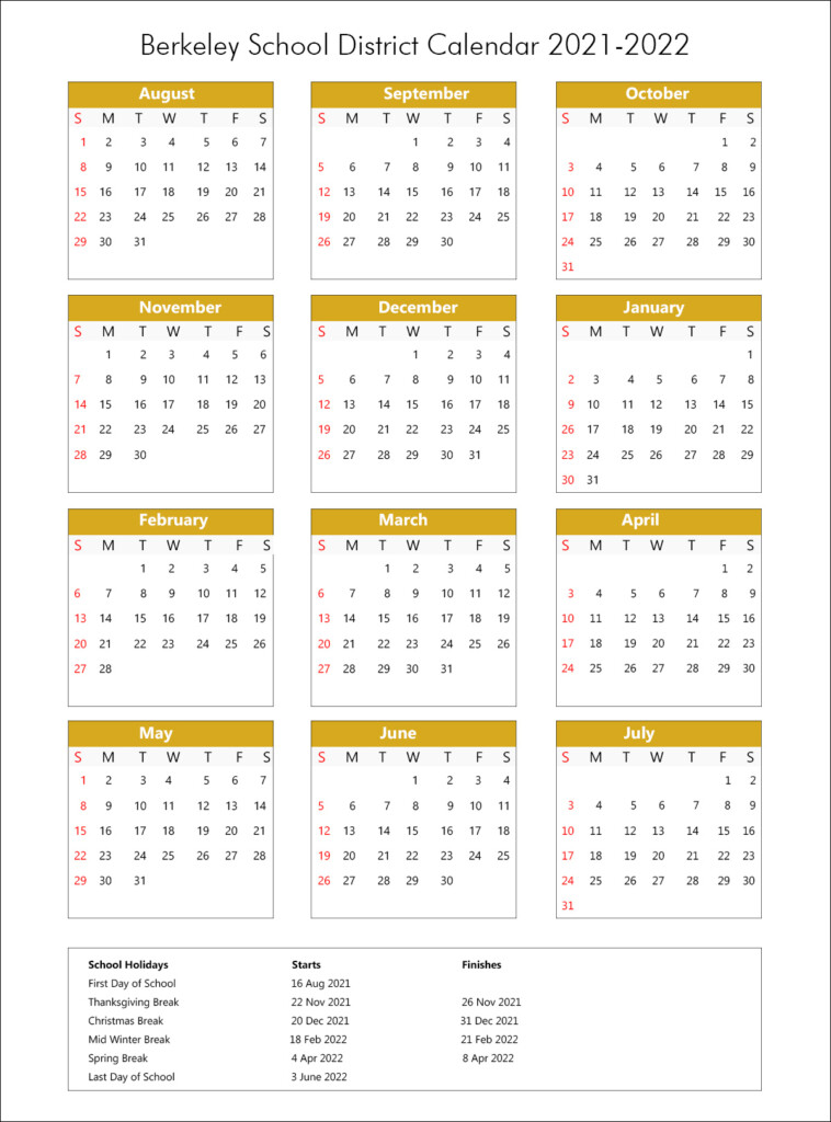Academic Calendar Berkeley 2022 23 April Calendar 2022