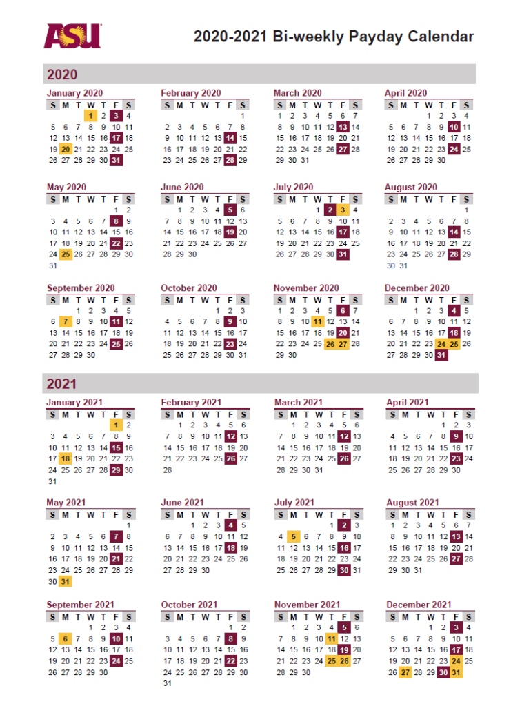 Asu University Calendar 2022 Academic Calendar 2022