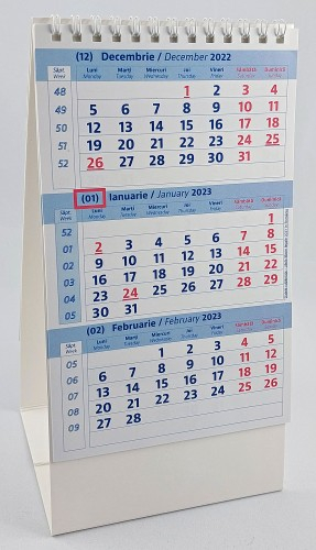 CALENDAR 2023 TRIPTIC DE BIROU