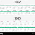 Calendrier 2022 Et 2023 Mod le 12 Mois Maison De Vacances Cas Image