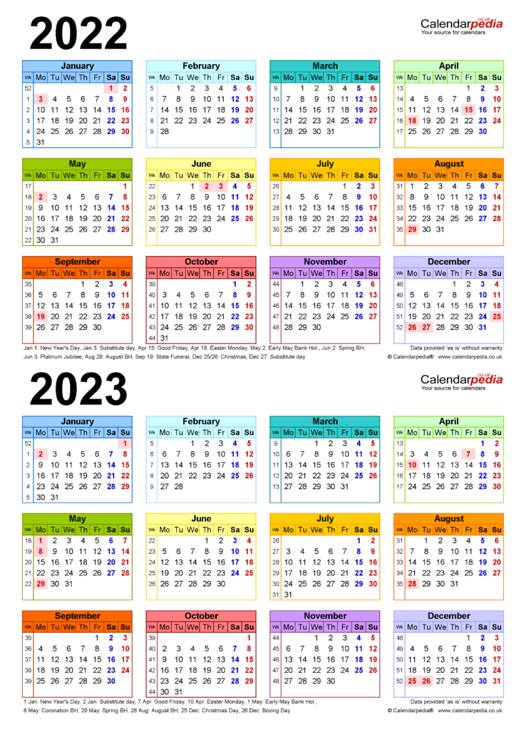 Cms Calendar 2022 2023 Calendar Of National Days