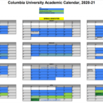 Columbia University Calendar 2021 And 2022