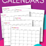 Custom Editable 2023 Free Printable Calendars Sarah Titus From