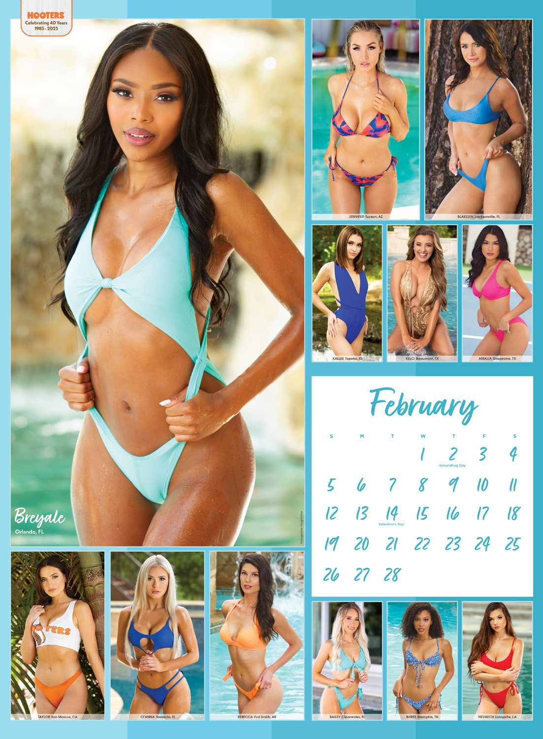 Hooters Calendar