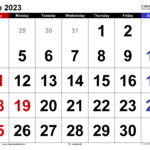 June 2023 Calendar Templates For Word Excel And PDF