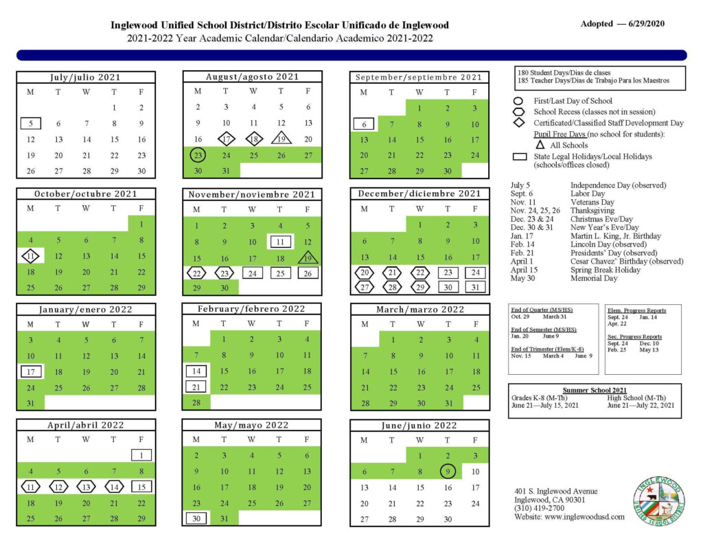 Lausd Calendar 2022 2023