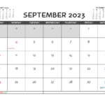 Printable September 2023 Calendar Free 12 Templates