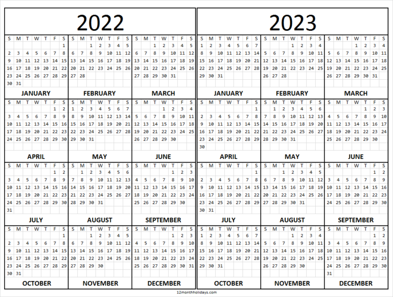 Scu 2022 2023 Calendar Calendar2023