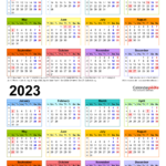 Two Year Calendars For 2022 2023 UK For Word