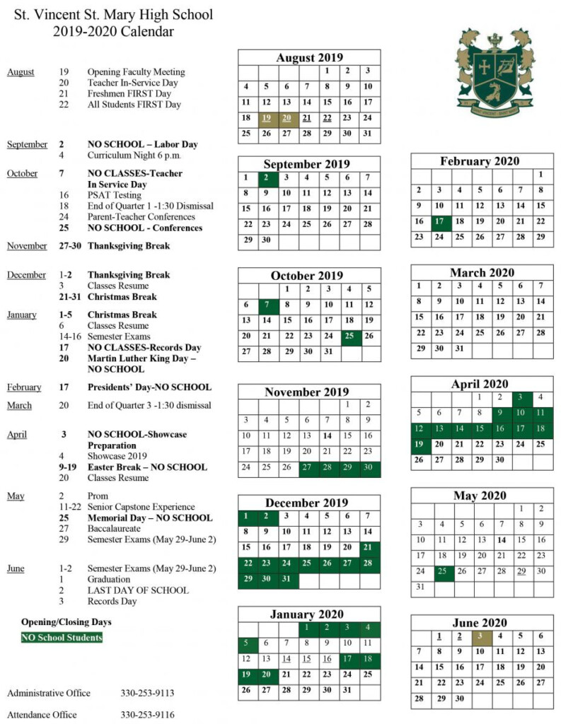 University Of Akron Calendar Spring 2020 Printable Calendar 2022 2023