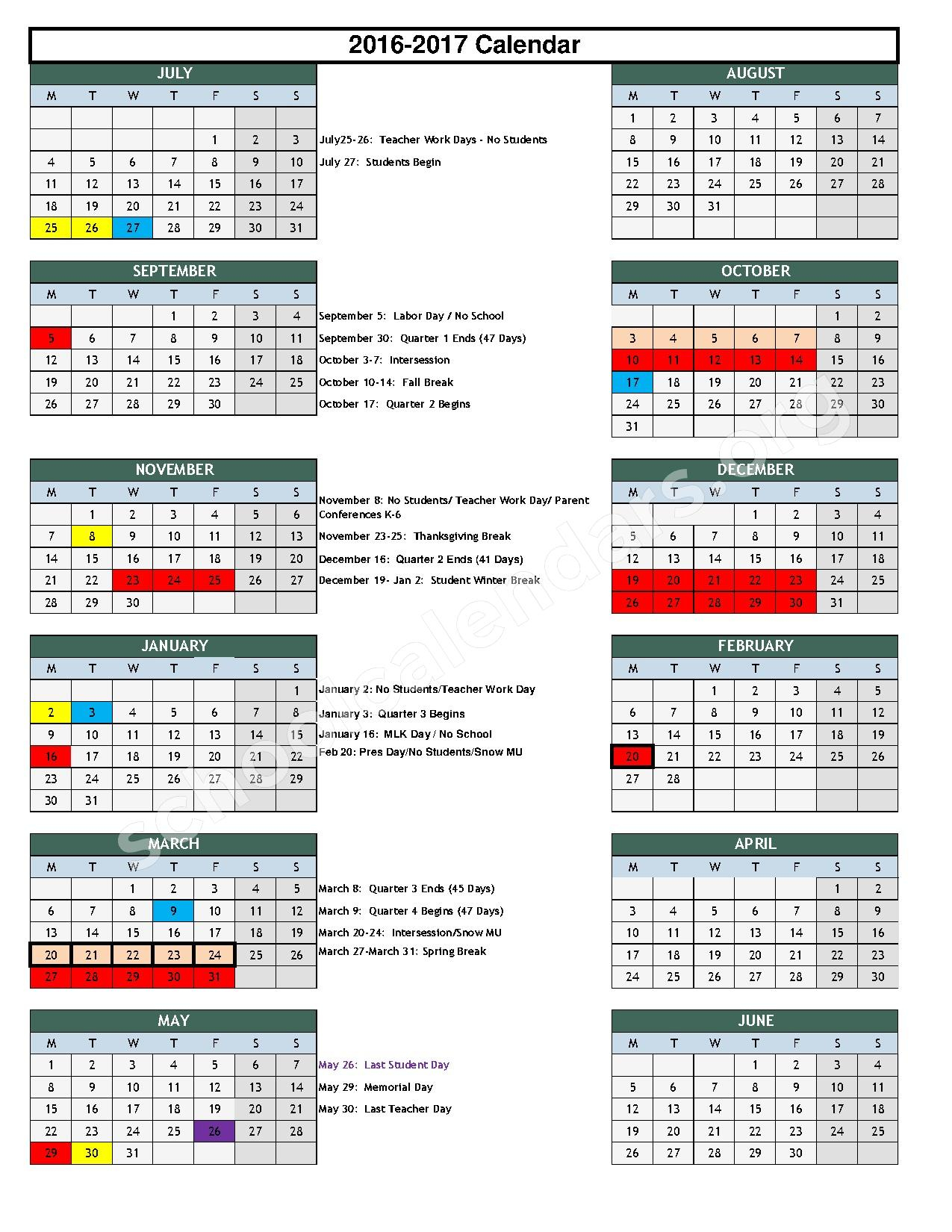 2022 2023 School Calendar For New Albany Floyd Central Academic