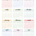 2022 2023 Two Year Calendar Free Printable Word Templates Free 2022