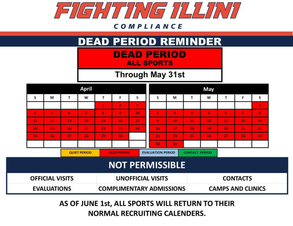 2022 23 Ncaa Recruiting Calendar April Calendar 2022