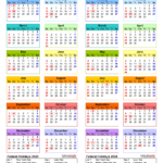 2023 2024 Two Year Calendar Free Printable Excel Templates