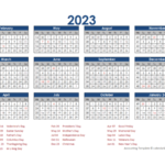 2023 Accounting Calendar 4 5 4 Free Printable Templates