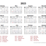 2023 Accounting Period Calendar 4 4 5 Free Printable Templates