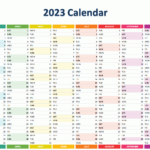 2023 Calendar Excel Format Get Calendar 2023 Update