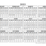 2023 Calendar Landscape Printable Get Calendar 2023 Update