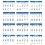 2023 Calendar PDF Word Excel