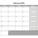 2023 Calendar Template Excel