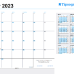 2023 Calendar Templates And Images 2023 Blank Monthly Calendar 2023