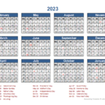 2023 Retail Accounting Calendar 4 4 5 Free Printable Templates