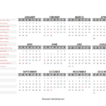 2023 Yearly Google Docs Calendar Template Free Printable Templates