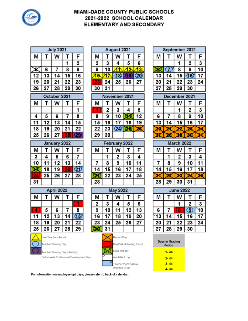 2024 2023 School Calendar Miami Dade 2024 Calendar Printable