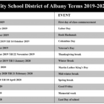 Albany City School District Calendar 2021 Academic Calendar School