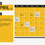 April 2023 Calendar Template With Holidays Google Docs Illustrator