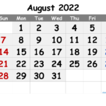 August 2022 Calendar Printable With Holidays April 2022 Calendar Gambaran