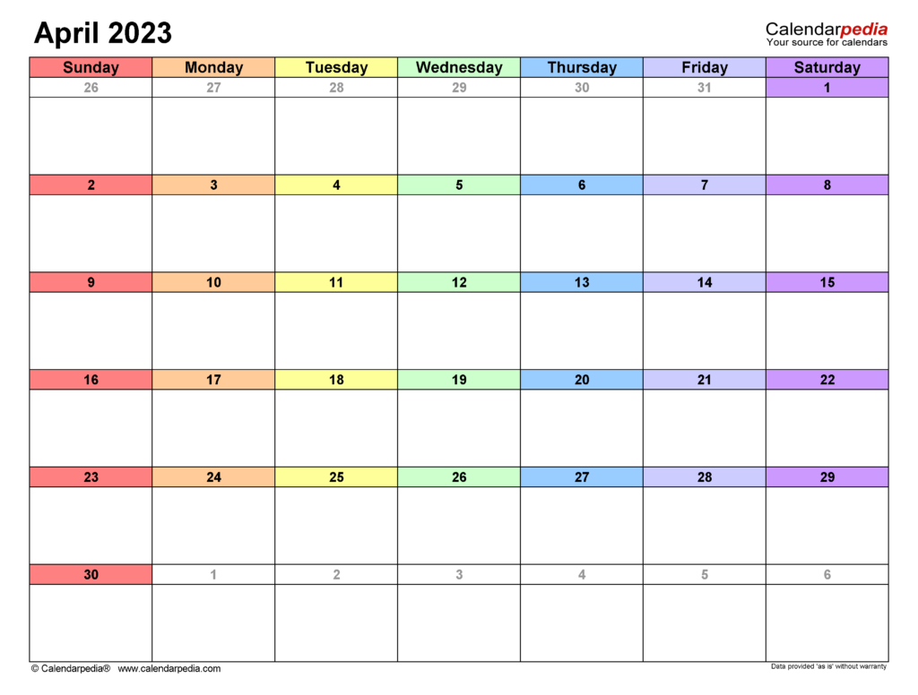 Calendar April 2023 To March 2022 September 2022 Calendar