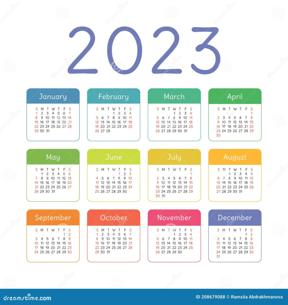 Calendarios 2023 Para Imprimir En Ingles IMAGESEE