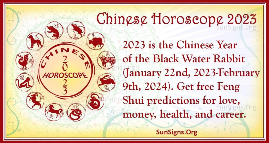 Chinese Horoscope 2023 2023 Calendar