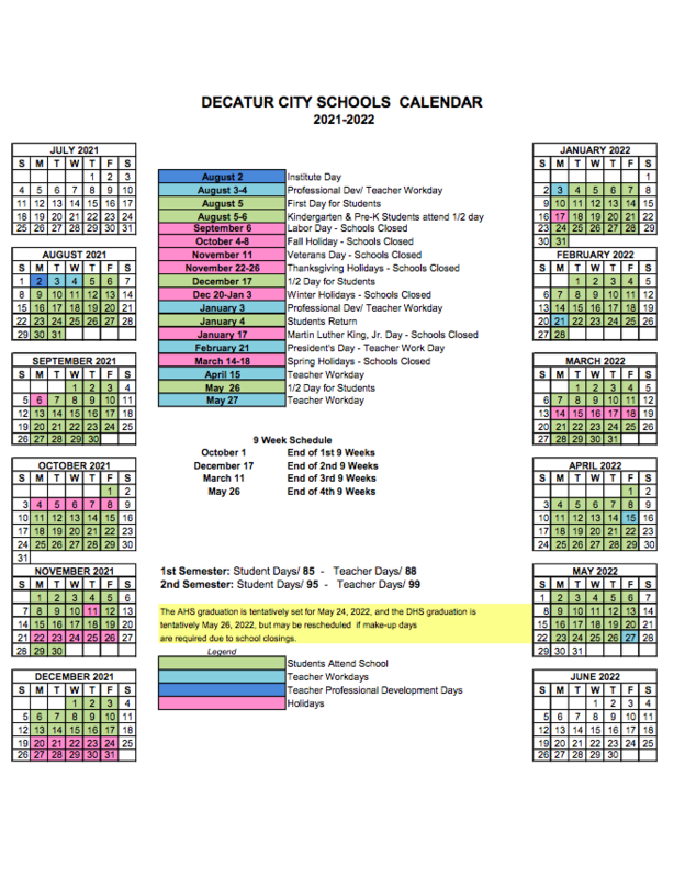 Davis School District Calendar 2021 2022 Calendar 2021