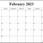 February 2023 Monday Calendar Monday To Sunday