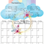 Fillable Rainbow Calendar 2021 2022 2023 2024 Etsy