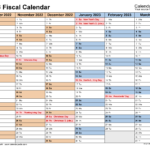 Fiscal Calendars 2023 Free Printable PDF Templates