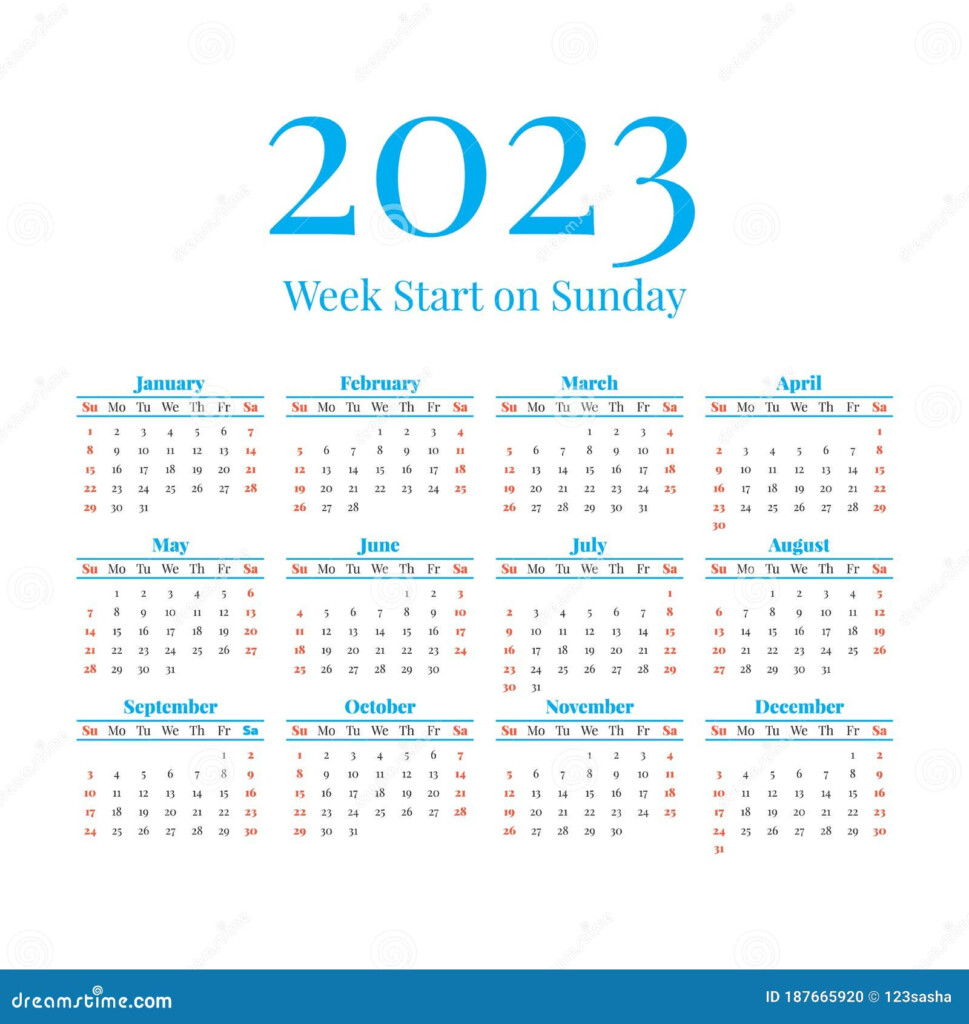 Free 2023 Calendar Monday Start Download Printable Templates Online 