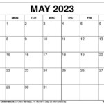 Free Printable May 2023 Calendar Calendarhours Com Riset