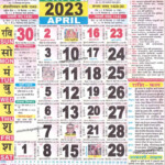 Hindu Calendar 2023 April