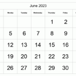 June 2023 Calendar Free Printable Calendar June 2023 Calendar Free