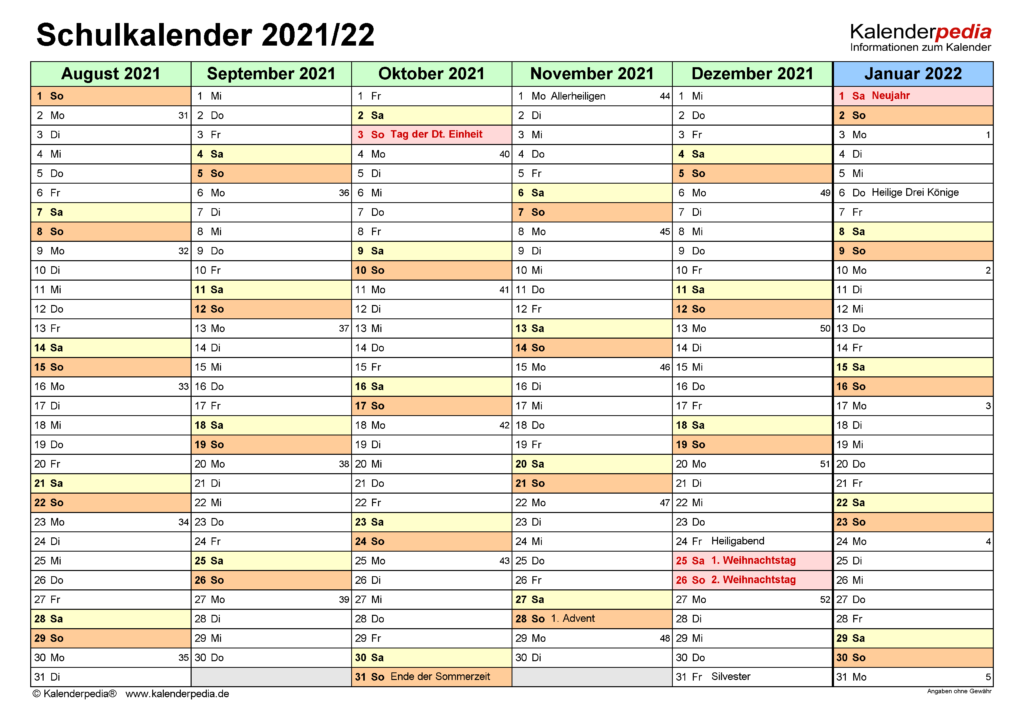 Kalenderpedia Kalender 2021 Kalender Von Timeanddate Mit Kalenderwochen 
