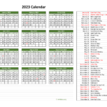 Large 2023 Calendar With Holidays Calendar Quickly Www vrogue co