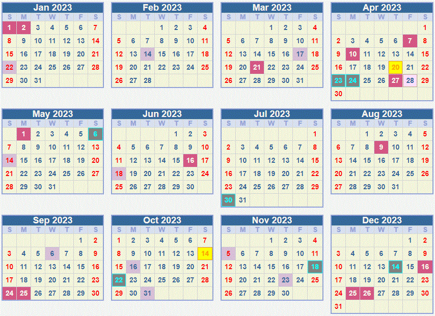 Lunar New Year Calendar 2023 Calendar Example And Ideas