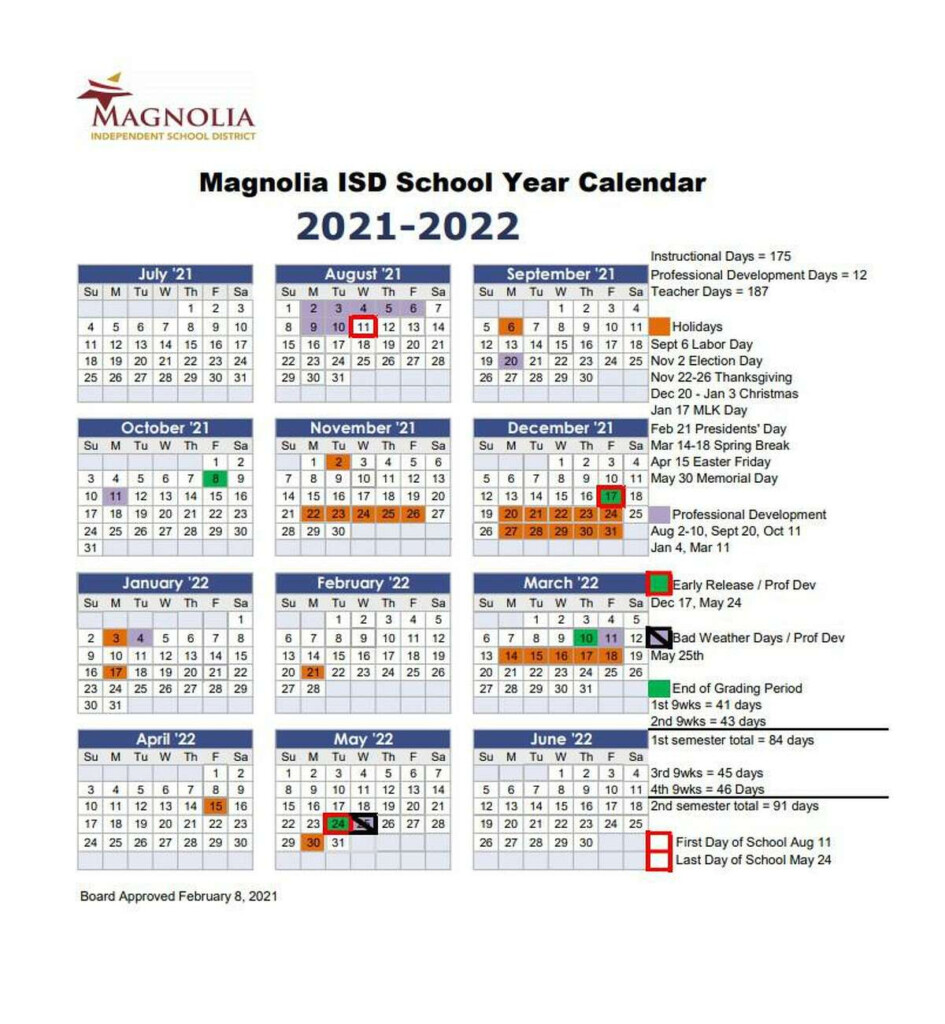 Magnolia Isd Calendar 2022 2023 2023 Calendar