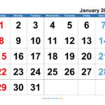 Monthly Calendar 2023 Free Download Editable And Printable