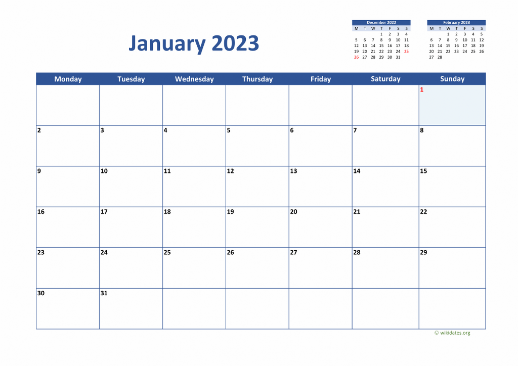 Monthly Calendar 2023 Printable Uk IMAGESEE