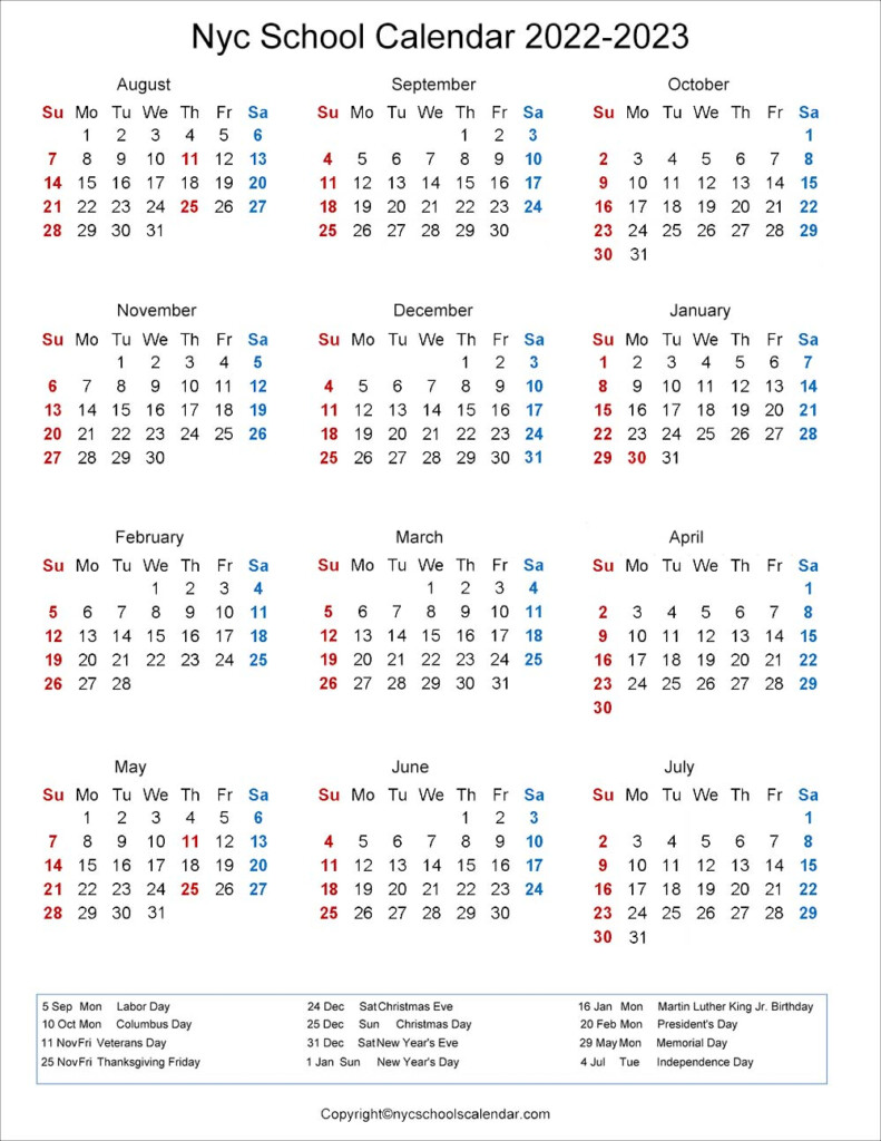 Nycschool Calendar 2022 2023 February Calendar 2022