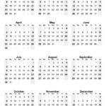 Printable Calendar 2023 One Page With Holidays Single Page 2023